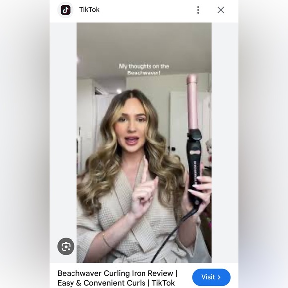 Beachwaver 1.25" Rotating Curling Iron in Pretty Lilac, pastel purple - Picture 4 of 15